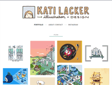 Tablet Screenshot of katilacker.com